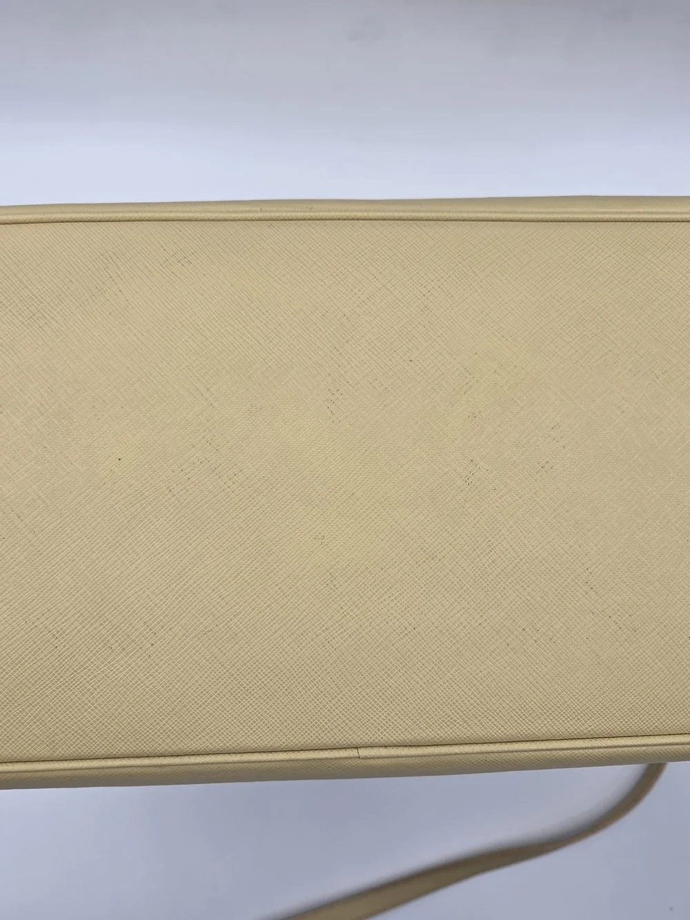 Prada Galleria Large Saffiano Leather Travertine Stone, Auth, w/COA
